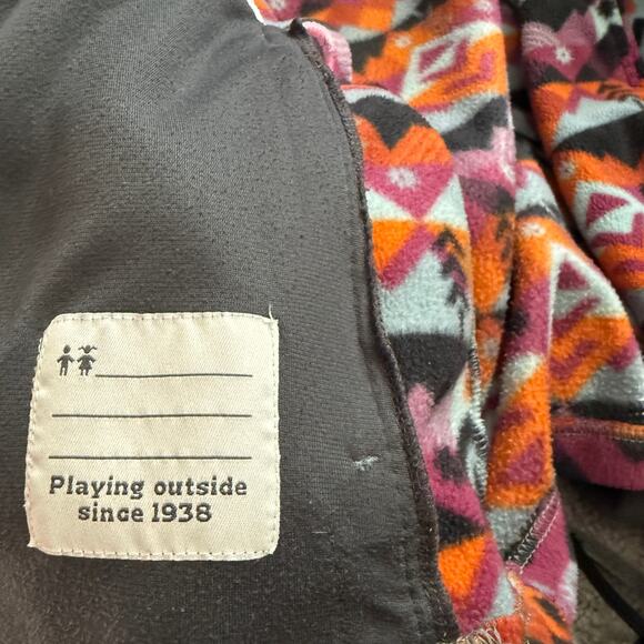 Columbia Kids Fleece Jacket Aztec Southwestern Print Zip Up Coat Size M 10/12 - Picture 6 of 9